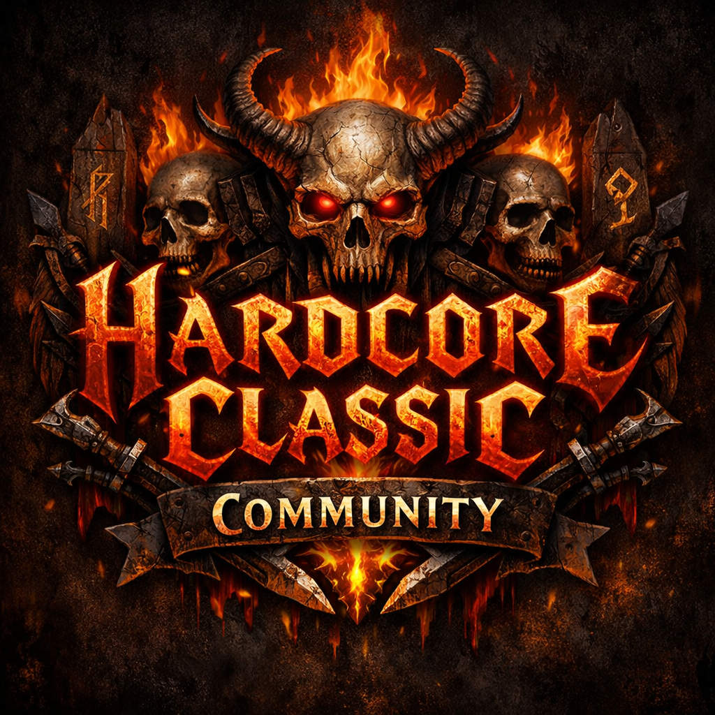 Diablo II Classic Hardcore Logo